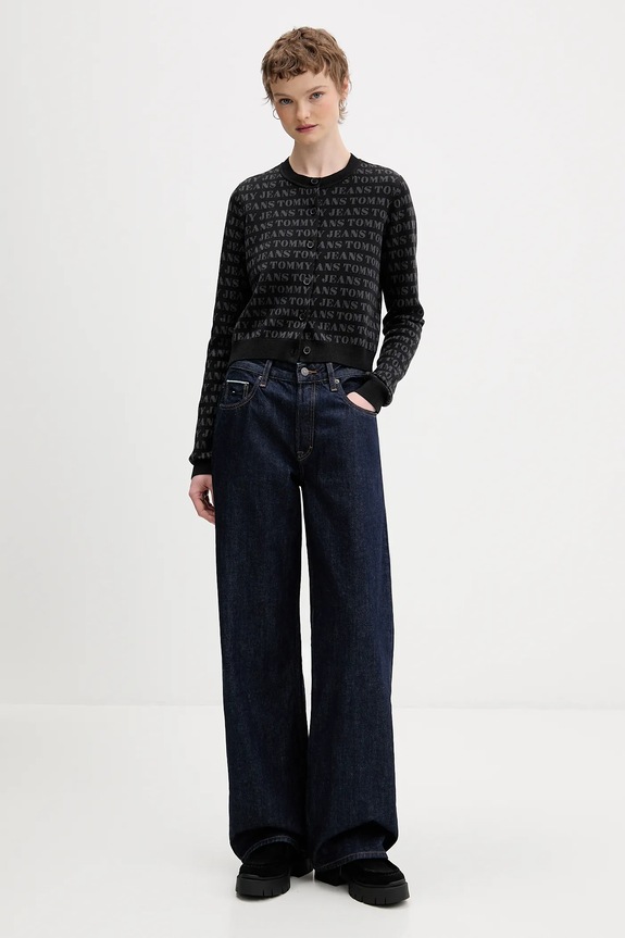 Rifle Tommy Jeans DW0DW21810 tmavomodrá SS26