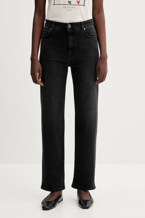 Weekend Max Mara jeansy CINESE Planet friendly czarny 2525186012600