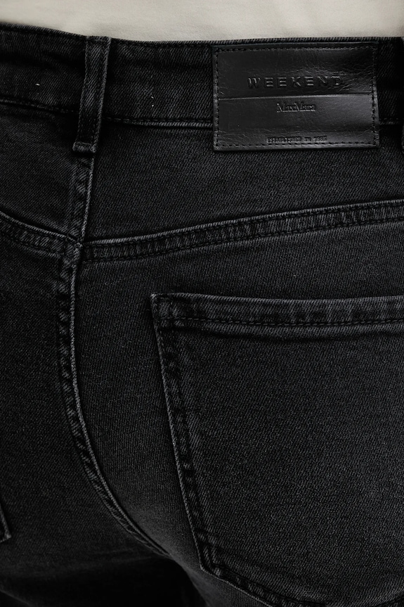 Weekend Max Mara jeansy CINESE 2525186012600 czarny