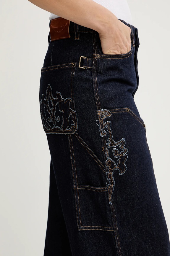 ZADIG&VOLTAIRE jeansy granatowy WWJE01297