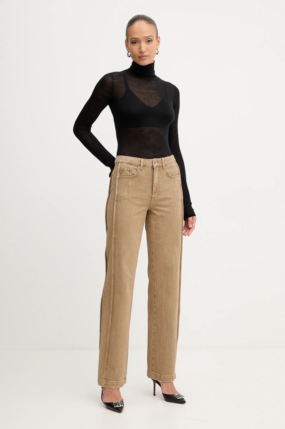 Patrizia Pepe jeansy 2P1722.D131 zielony AW25