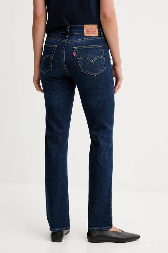 Odzież Levi's jeansy 724 HIGH RISE STRAIGHT 18883.724 granatowy