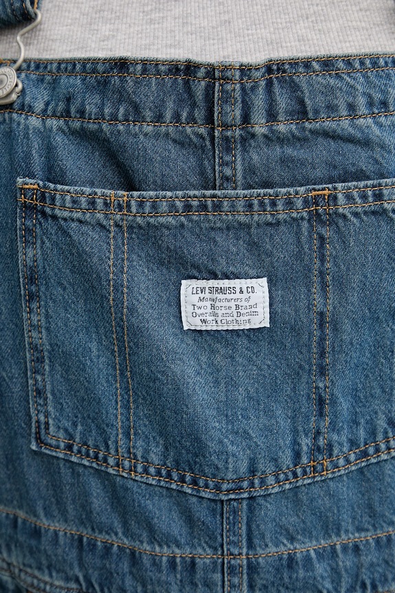 Levi's ogrodniczki jeansowe VINTAGE SHORTALL 52333.0057 niebieski