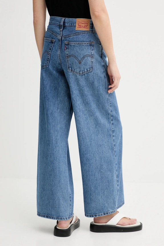 Odjeća Traperice Levi's 94 BAGGY WIDE LEG A5929 plava