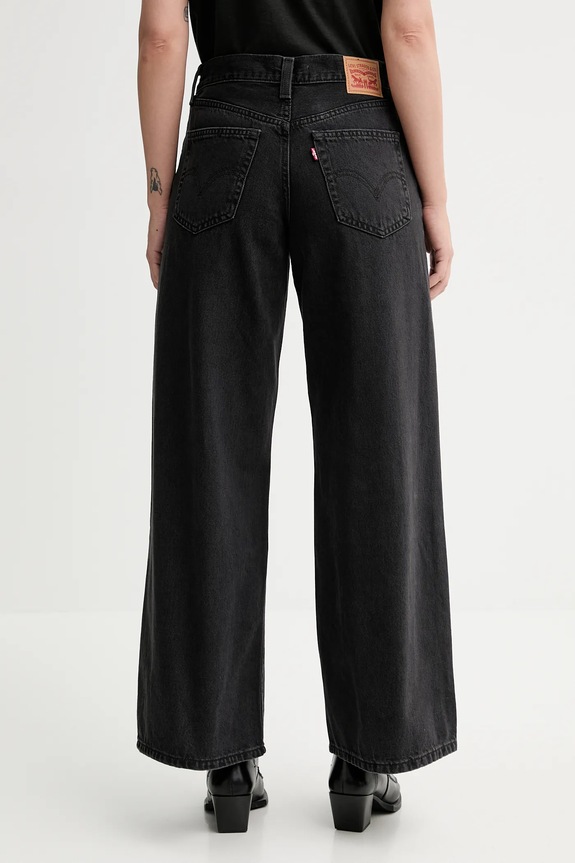 Ρούχα Τζιν παντελόνι Levi's 94 BAGGY WIDE LEG A5929.0006 μαύρο
