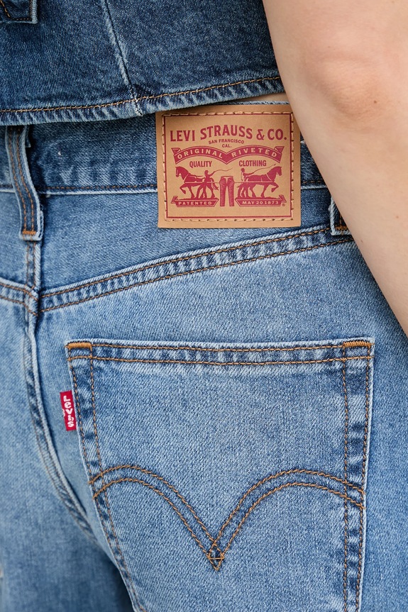 Levi's jeans 94 BAGGY WIDE LEG albastru A5929.0018