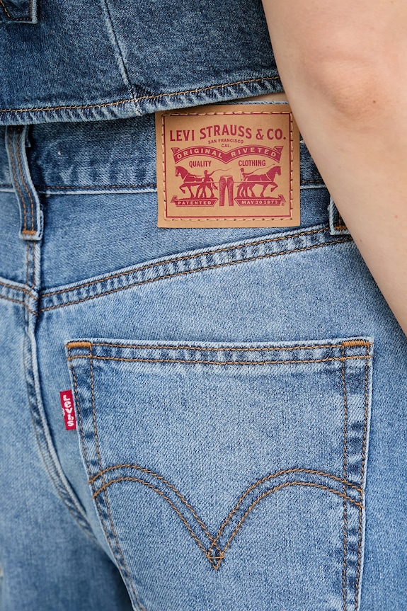 Levi's jeans 94 BAGGY WIDE LEG albastru A5929.0018
