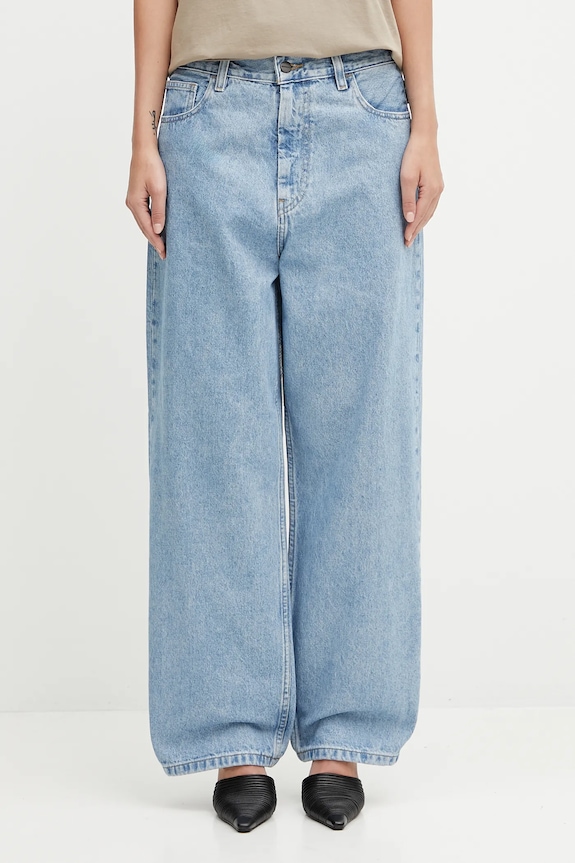 Carhartt WIP cotton jeans W' Brandon blue I035892.112