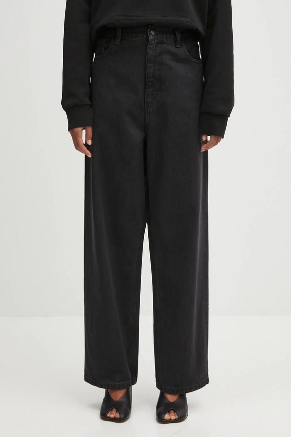 Τζιν παντελόνι Carhartt WIP W' Brandon μαύρο I035892.8906