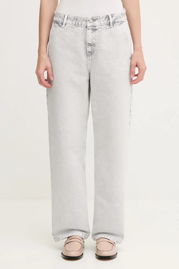 Rifle Carhartt WIP W' Pierce Pant Straight Planet friendly sivá I035576.895F