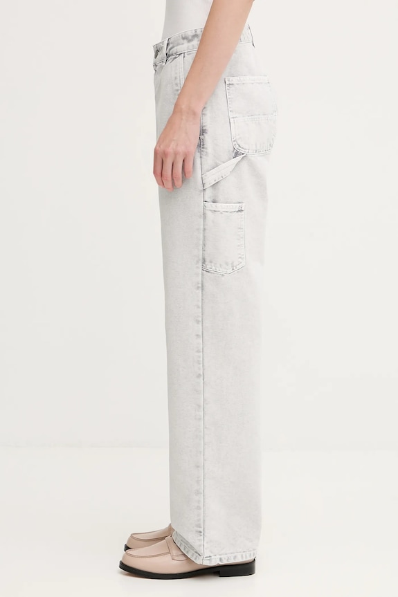 Rifle Carhartt WIP W' Pierce Pant Straight I035576.895F sivá AW25
