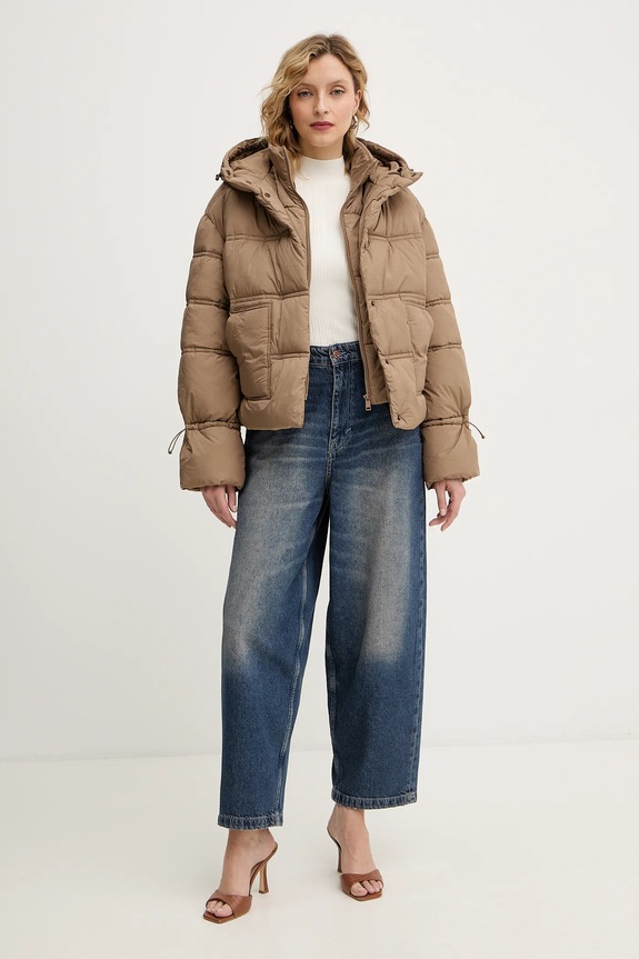Guess jeansy W5YA3C.D0973 granatowy AW25