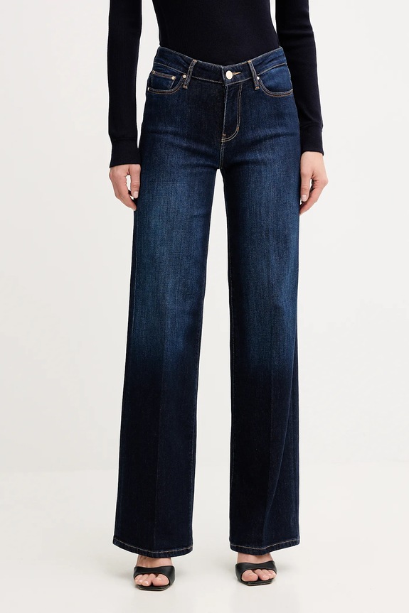 Τζιν με μείγμα κασμίρ Guess χαμηλή σκούρο μπλε W5BA96.D4U54