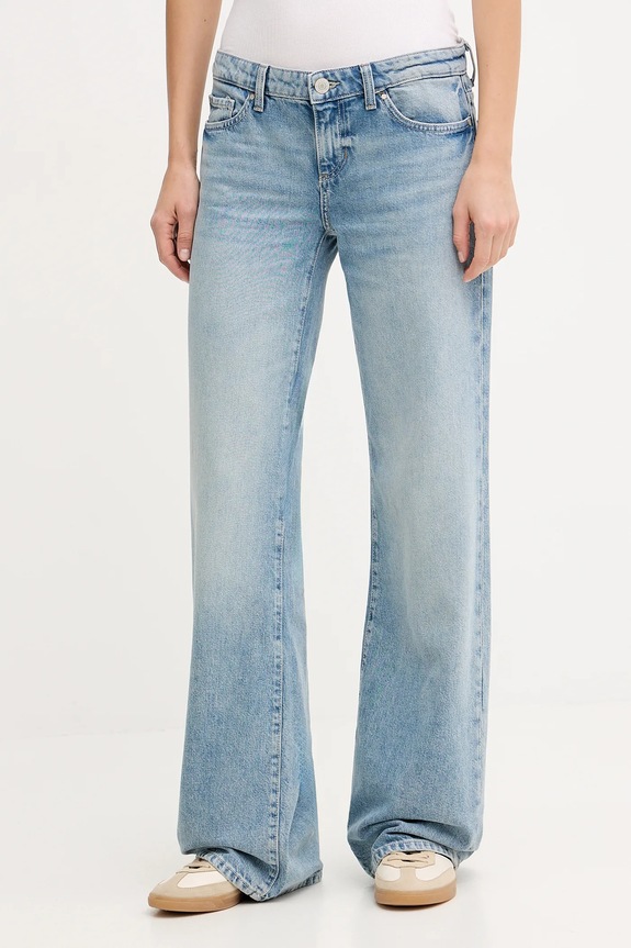 Τζιν παντελόνι Guess χαμηλή μπλε W5BA1D.D0742