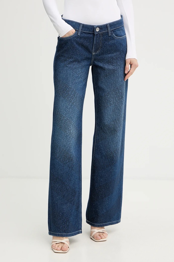 Τζιν παντελόνι Guess σκούρο μπλε W5BA1D.D0741