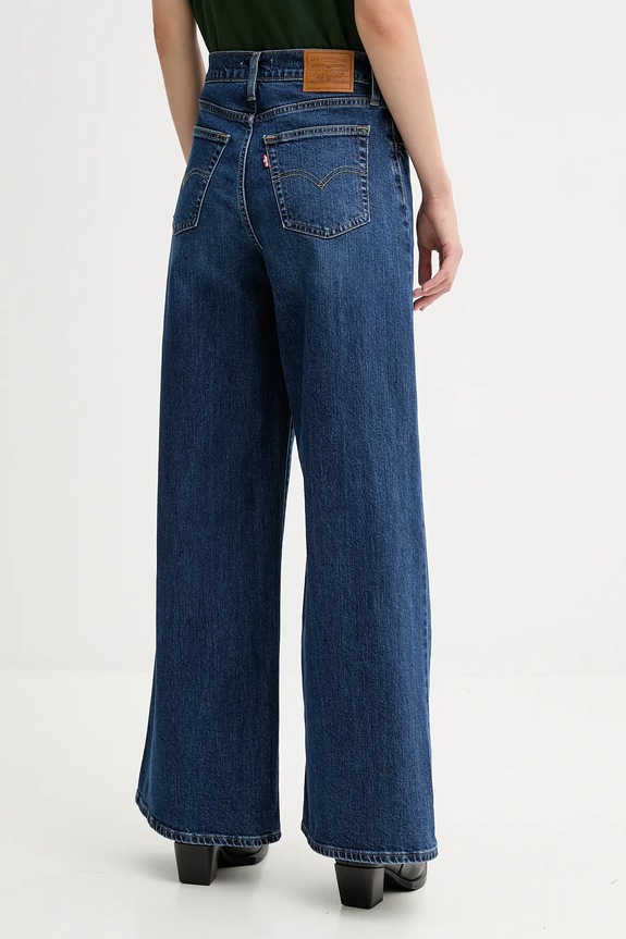 Îmbrăcăminte Levi's jeans 728 HR WIDE LEG 0039B.0004 albastru