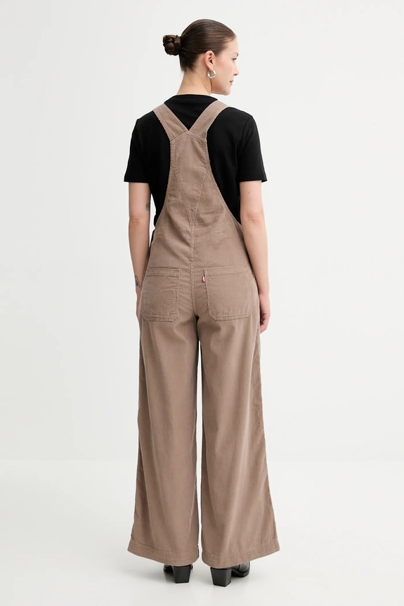 Odjeća Tregerice Levi's XL OVERALL 001V0.0008 smeđa