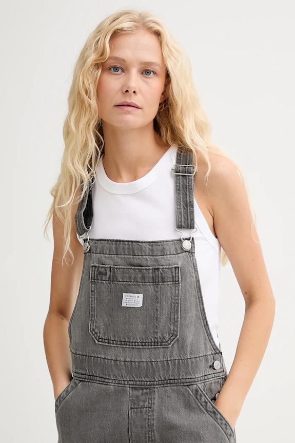 Levi's salopette di jeans XL OVERALL grigio 001V0.0009