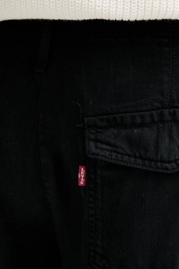 Levi's spodnie BAGGY DAD CARGO czarny 003IN