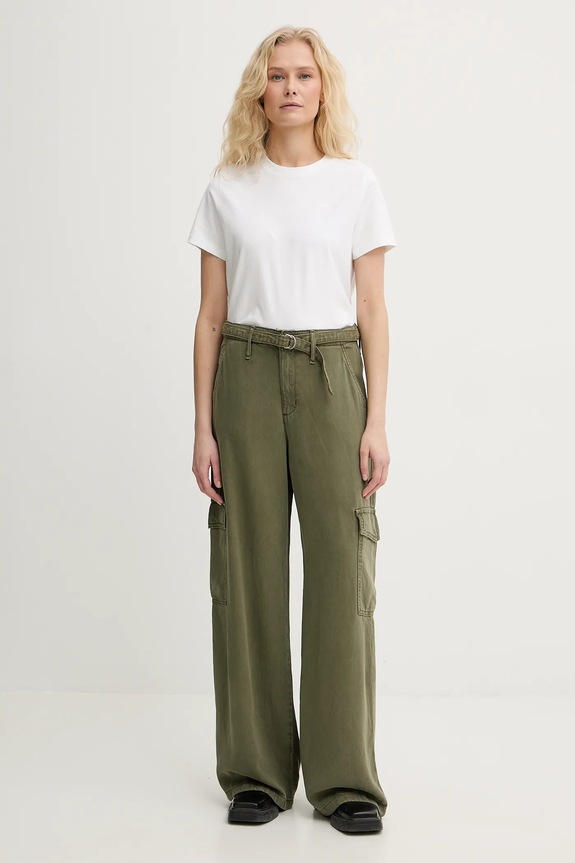 Hlače Levi's BAGGY DAD CARGO 003IN.0004 zelena AA00