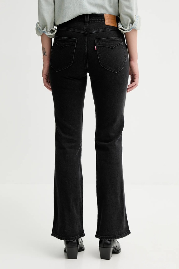 Abbigliamento Levi's jeans WEDGIE BOOT PIPING 003QB nero