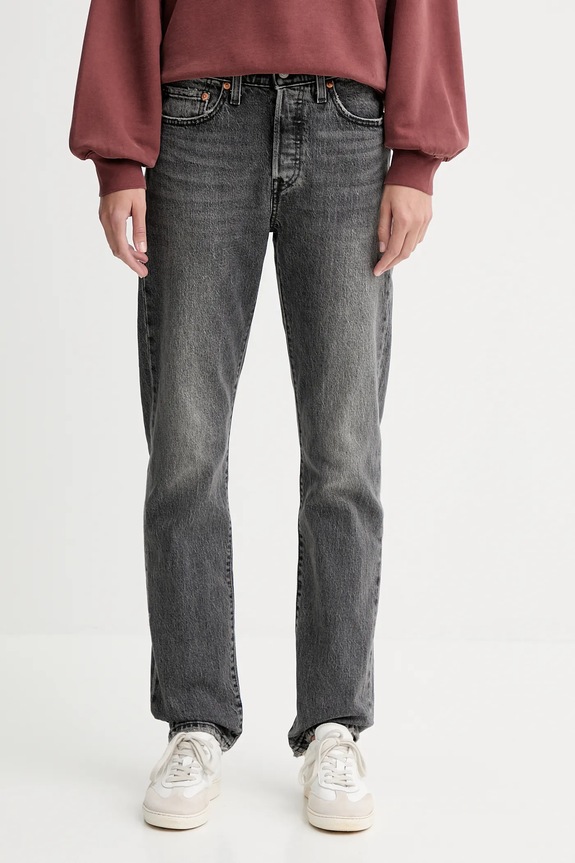 Traperice Levi's 501® JEANS FOR WOMEN siva 12501.0604