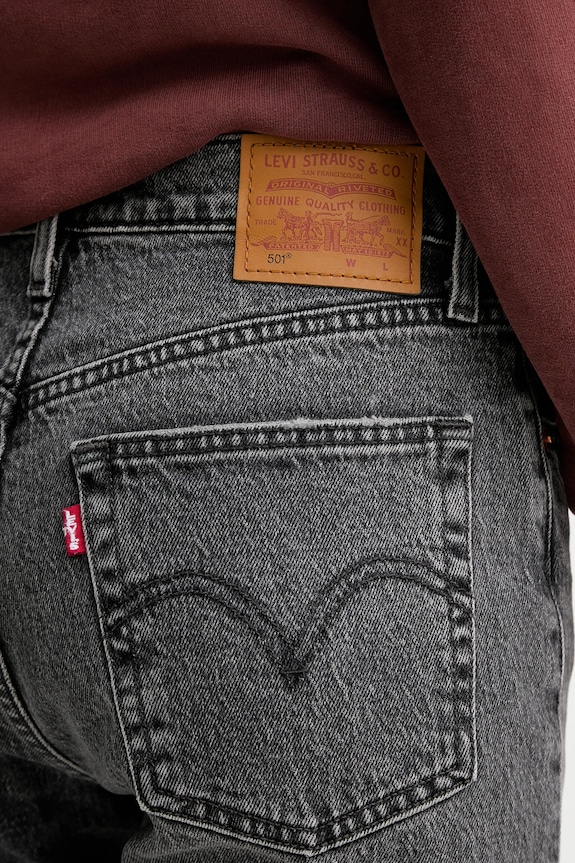 Traperice Levi's 501® JEANS FOR WOMEN siva 12501.0604
