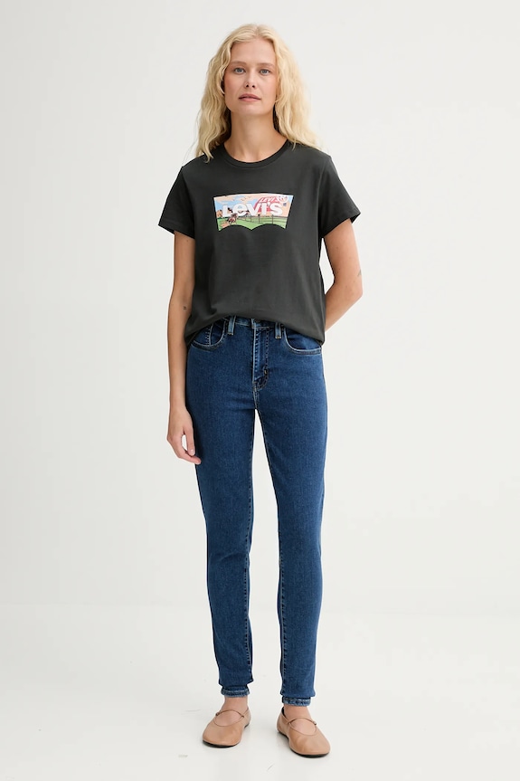 Levi's jeans 721 HIGH RISE SKINNY 18882.0928 albastru AW25