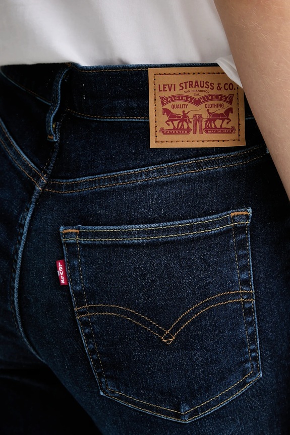Džíny Levi's 720 HIRISE SUPER SKINNY modrá 52797.0393
