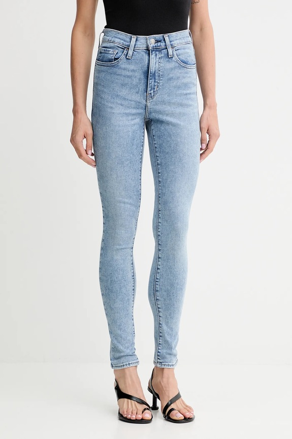 Levi's jeansy 720 HIRISE SUPER SKINNY niebieski 52797.0453
