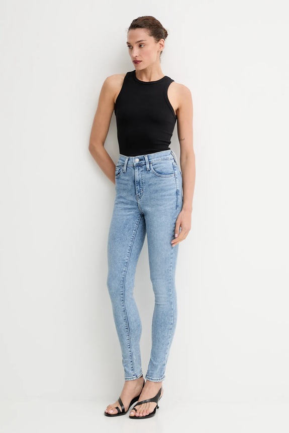 Levi's jeansy 720 HIRISE SUPER SKINNY 52797.0453 niebieski AW25