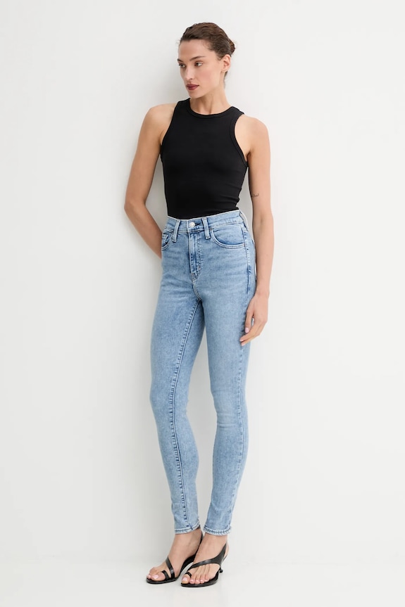 Levi's jeansy 720 HIRISE SUPER SKINNY 52797.0453 niebieski AW25