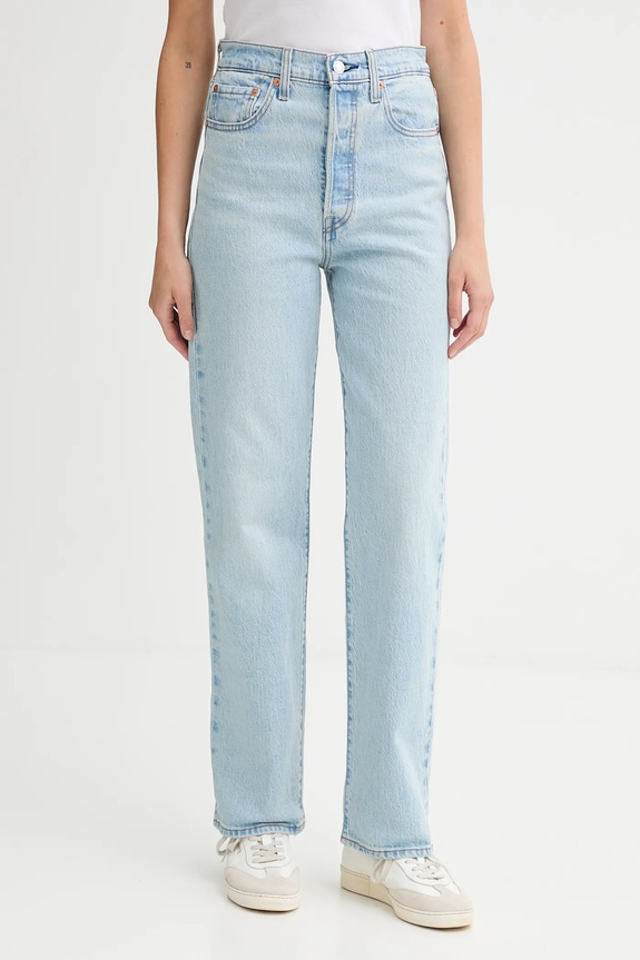 Levi's jeans RIBCAGE FULL LENGTH albastru 79078.0045