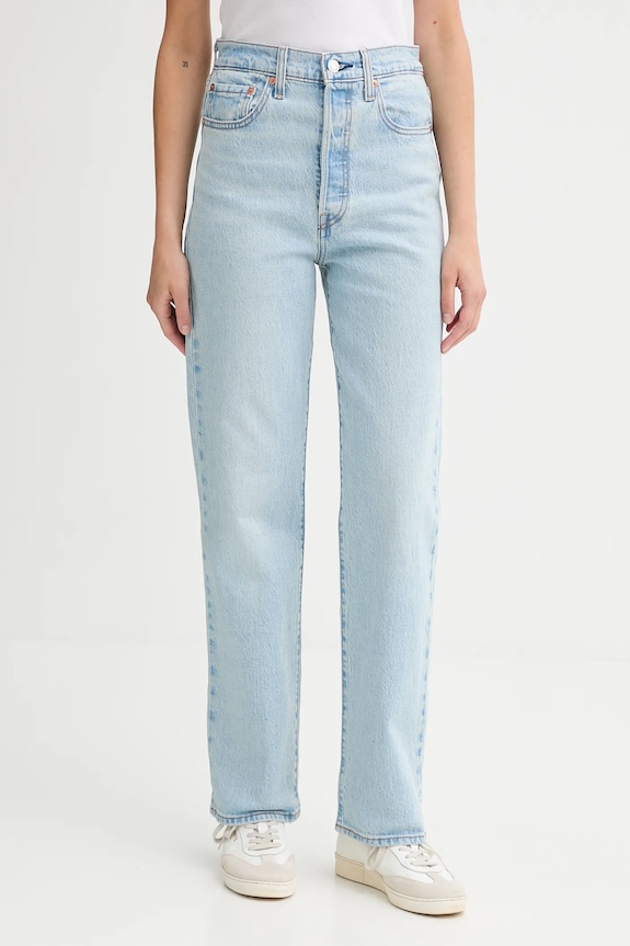 Levi's jeans RIBCAGE FULL LENGTH albastru 79078.0045