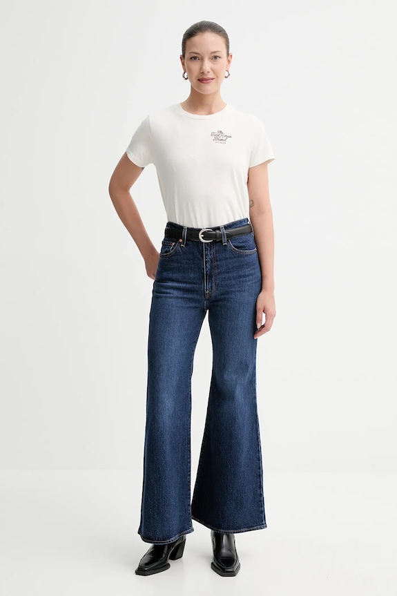 Levi's jeans RIBCAGE BELLS A7503.0008 bleumarin AA00