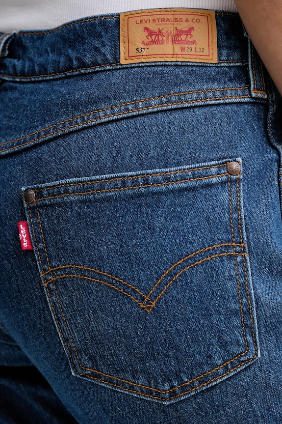 Traperice Levi's 537™ WESTERN BOOTCUT plava 000XI.0021