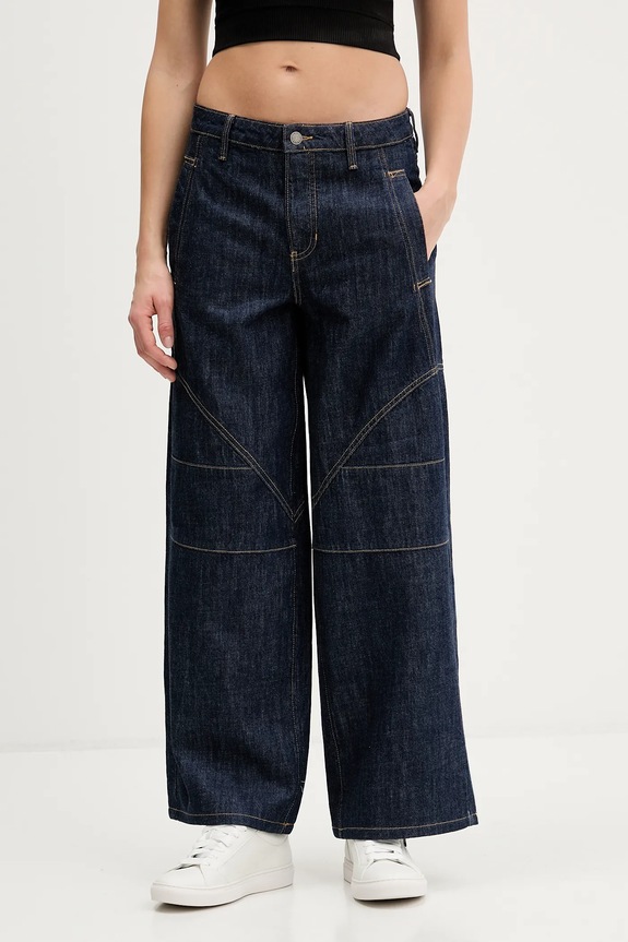 Τζιν παντελόνι Guess Originals Planet friendly σκούρο μπλε W5BA2F.D5R0B