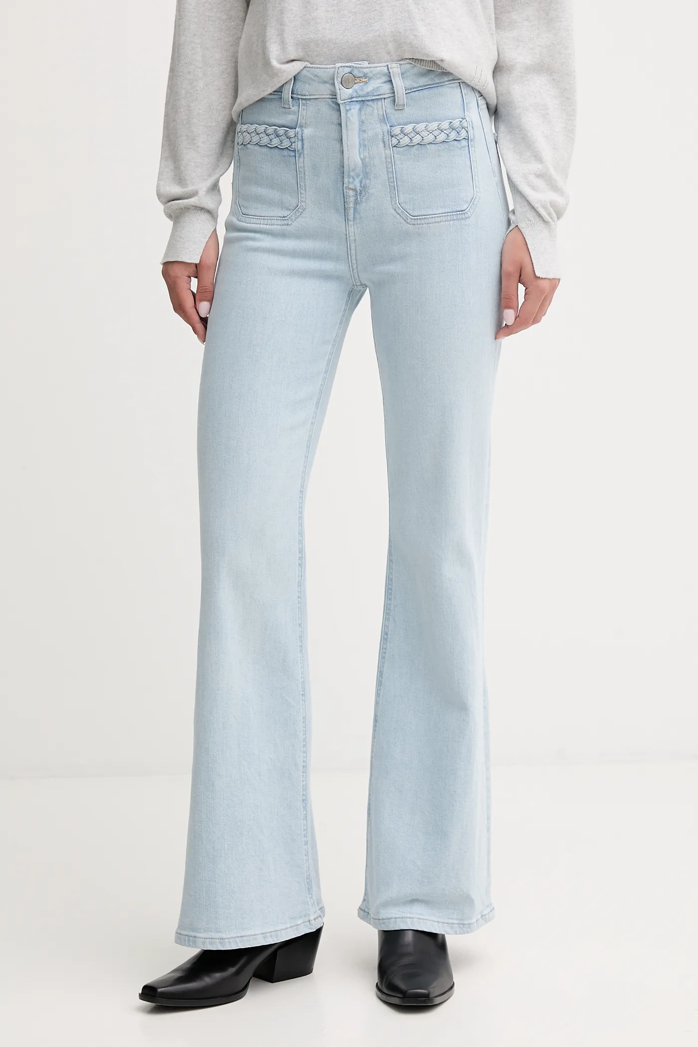 Rifle Pepe Jeans Planet friendly modrá PL2050887