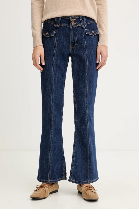 Pepe Jeans blugi Planet friendly bleumarin PL2050891