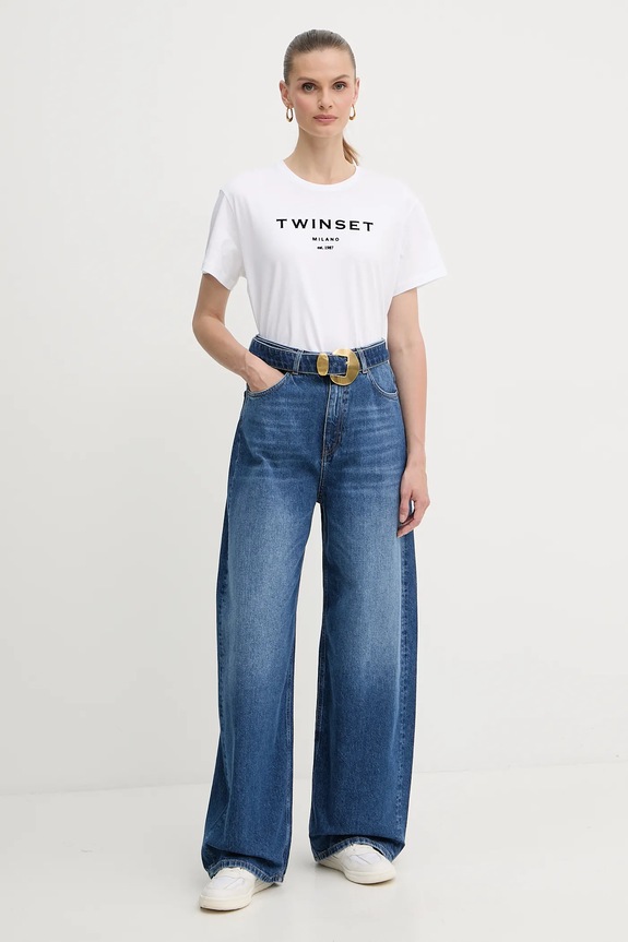 Джинсы Twinset 252TP2570 голубой AW25