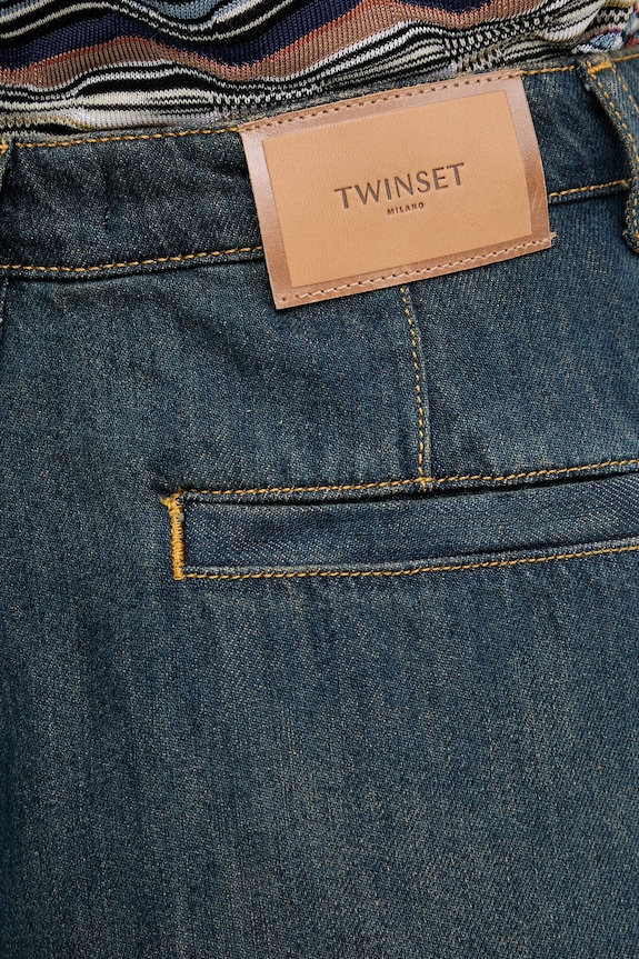 Džíny Twinset námořnická modř 252TP2560
