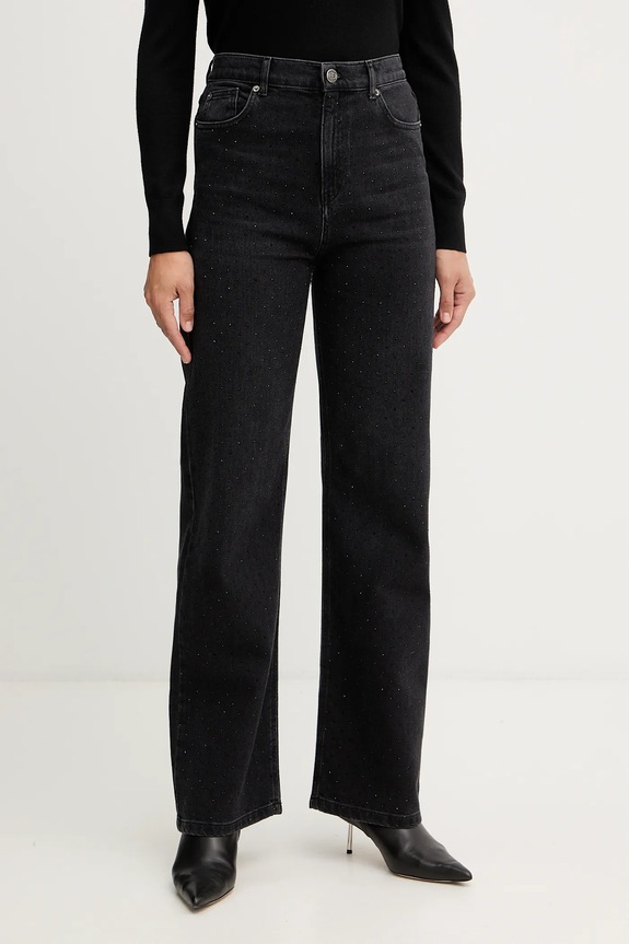 Twinset jeansy czarny 252TT2271