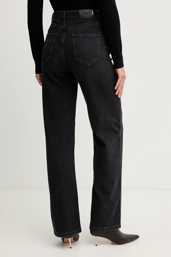Odzież Twinset jeansy 252TT2271 czarny