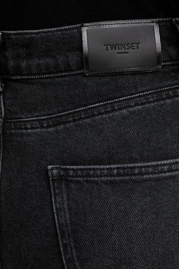 Twinset jeansy czarny 252TT2271