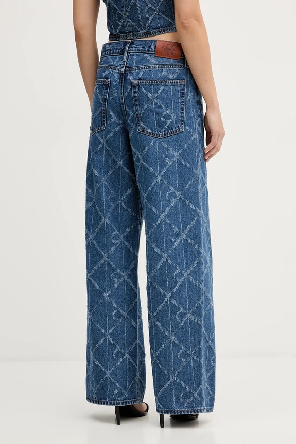 Ρούχα Τζιν παντελόνι Calvin Klein Jeans LV047D709G μπλε