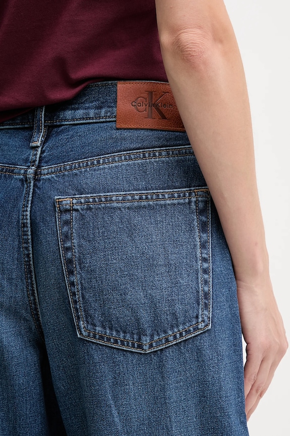 Rifle Calvin Klein Jeans modrá LV047D716G