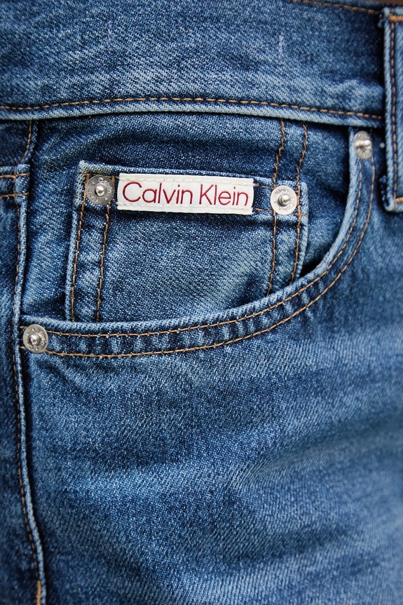 Rifle Calvin Klein Jeans LV047D716G modrá