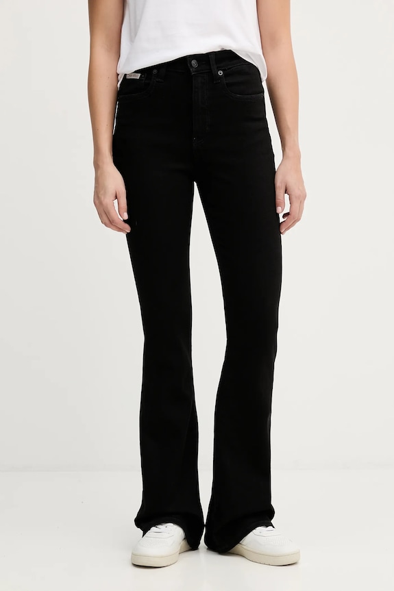 Τζιν παντελόνι Calvin Klein Jeans Planet friendly μαύρο LV047B942G