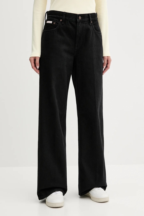 Rifle Calvin Klein Jeans čierna LV047D713G
