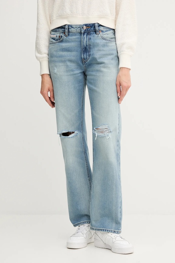 Rifle Calvin Klein Jeans modrá LV047B918G